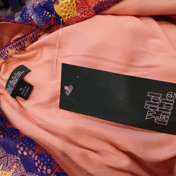 💜💛Multicolor Crochet Midi Dress - Picture 9 of 10